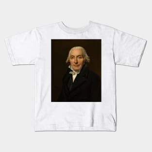 Portrait of Jean-Pierre Delahaye by Jacques-Louis David Kids T-Shirt